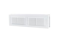 Grila dubla de usa Vents, plastic, alb, 430 x 80 mm