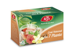 Ceai natural din 7 plante Fares Ceaiurile Lumii 36g