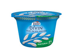 Iaurt grecesc natural ZuZu Divin, 2% grasime, 150 g
