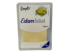 Simpl Edam din lapte de vaca feliat 150 g