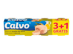 Calvo Ecolinea ton in ulei de masline 4 x 80 g