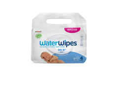 Servetele umede Biodegradabile Water Wipes, 4 pachete x 60 buc, 240 buc