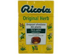 Ricola Dropsuri elvetiene din plante fara zahar 40g