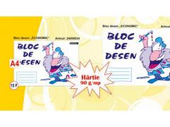 Bloc Desen A4 15File 90G