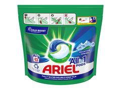 Detergent de rufe capsule All in One Pods Mountain Spring 43 spalari Ariel