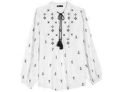 Bluza Cu Motive Traditionale, Femei, Tex, S/Xxl