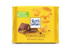 Ciocolata Alba Cu Fulgi De Porumb Si Fulgi De Orez,Ritter Sport 100 G