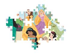 Puzzle cu sclipici Clementoni Disney Princess, 104 piese
