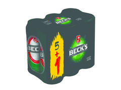 SGR*Beck's Bere blonda 5% alc 6 x 500 ml 5+1