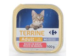 Pateu cu vita pentru pisici Carrefour Companino 100g