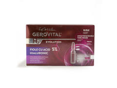 Fiole Cu Acid Hialuronic H3 Evolution Gerovital 10 Bucati