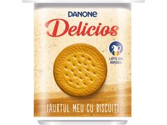 Iaurt cu biscuiti Delicios 125g Danone