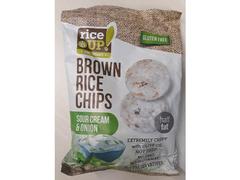 RiceUp chips ceapa si smantana fara gluten 60g