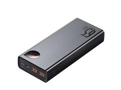 Acumulator extern, Baseus Adaman powerbank 2x USB / 1x USB tip C / 1x micro USB 20000mAh 65W QC 4.0 PD negru, HRT-69975