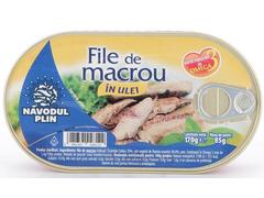 Navodul Plin Macrou file in ulei de floarea-soarelui 170g