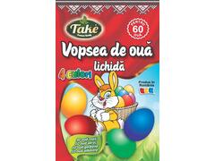 Vopsea lichida 4 culori Take pentru 60 oua