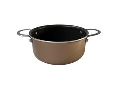 Cratita Carrefour Home, aluminiu, 14 cm, Maro