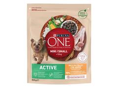 Purina One Mini Active Hrana uscata pentru caini cu pui si orez 800 g