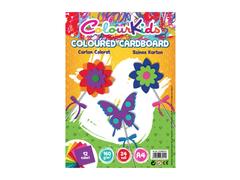 Carton colorat Colour Kids A4 160 gr x 24 coli , 12 culori
