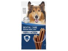 Snacks pentru caini Carrefour Companino Dental Care talie medium-max 180g
