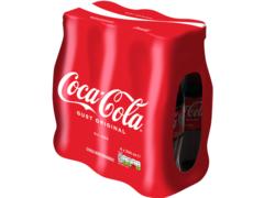 Bautura racoritoare carbogazoasa Coca-Cola  Original sticla 6X0.33L