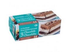 Inghetata 3 tipuri de ciocolata 650 ml Carrefour