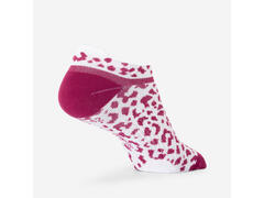 Set 2 perechi șosete invizibile de fitness mov și verde - 35/38