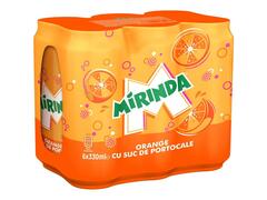 Mirinda portocale, bautura racoritoare carbogazoasa 6x0.33L