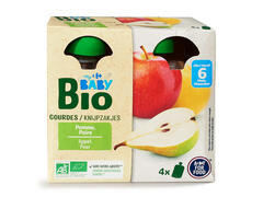 Piure cu mere, Carrefour My Baby Bio 4x90g, per pachet