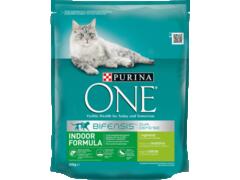 Purina One Adult Indoor, cu Curcan si Cereale Integrale, hrana uscata pentru pisici, 800 g