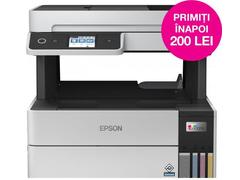 Multifunctional Epson EcoTank L6460, inkjet, A4, 17ppm, Duplex, ADF, USB, Retea, Wireless (Negru)