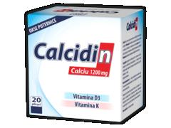 Calcidin calciu 1200mg D3 K 20pl - NATUR PRODUKT