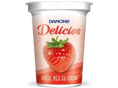 Iaurt Delicios capsuni 400g Danone