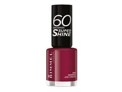 Lac de Unghii Rimmel London 60 Seconds Super Shine - 340 Berries And Cream, 8 ML