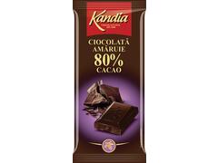 Kandia Ciocolata amaruie 80% 80 g