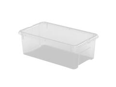 Cutie depozitare cu capac, marimea XS, 5 L, Transparent