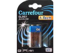 Baterie Carrefour I-Tech Alkalina 6LR61