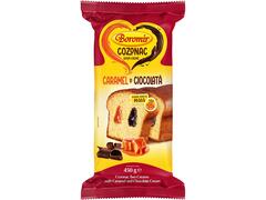 Cozonac cu caramel si ciocolata, 450g, Boromir