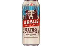 Ursus Retro bere blonda nepasteurizata 5.3% alcool doza 0.5 l