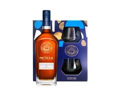 Pachet Metaxa 12* 0.7L + 2 Pahare