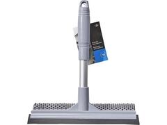 Racleta anti-insecte pentru geam Carrefour, maner aluminiu, Gri