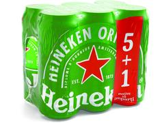 Bere Lager Blonda Heineken Doza 6x0.5L