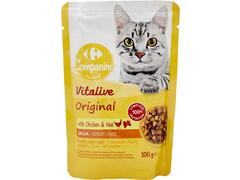 Hrana umeda pisica vitel 100G Companino