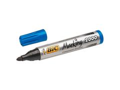 Marker permanent BIC 2000, vf rotund 1.7mm albastru