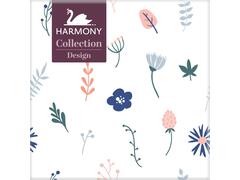 Servetele 33X33, 3 Straturi, Set 20, Flori Albastre