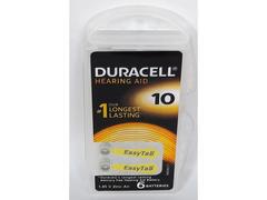 Set x 6 baterii pentru aparat auditiv Duracell HA ZA 10