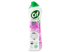 Crema de curatat cu micro cristale pink flower 500 ML Cif