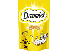 Dreamies recompense pentru pisici, cu branza delicioasa 60 g