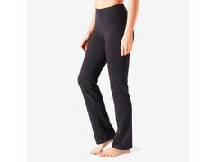 Colanți Croială dreaptă Fit+ 500 Fitness Negru Damăundefined