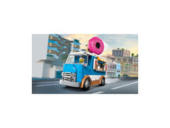 LEGO City - Furgoneta de gogosi 60452, 196 piese